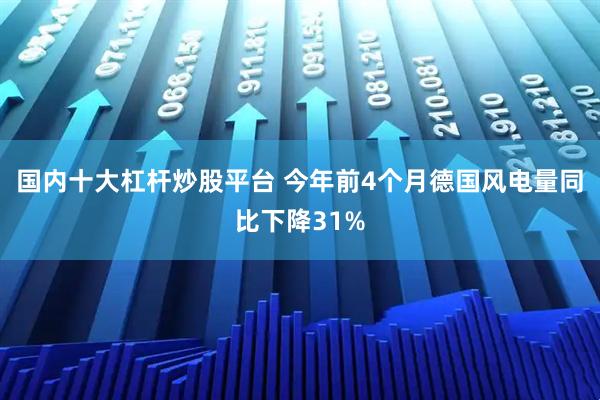 国内十大杠杆炒股平台 今年前4个月德国风电量同比下降31%