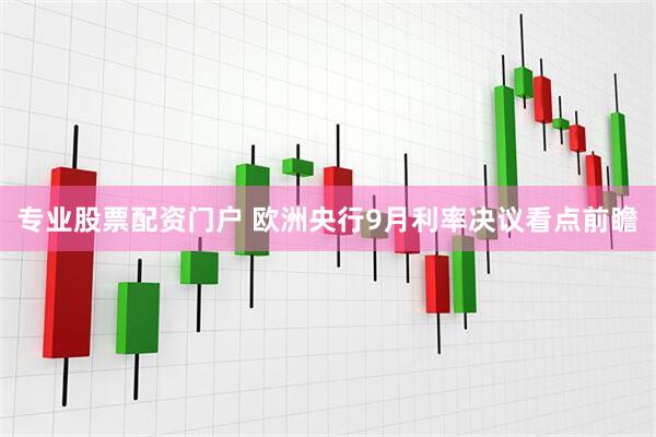 专业股票配资门户 欧洲央行9月利率决议看点前瞻